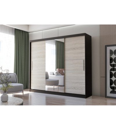 Armoire Théana avec miroir 250 cm