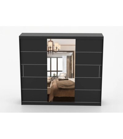 Armoire Théana avec miroir 250 cm