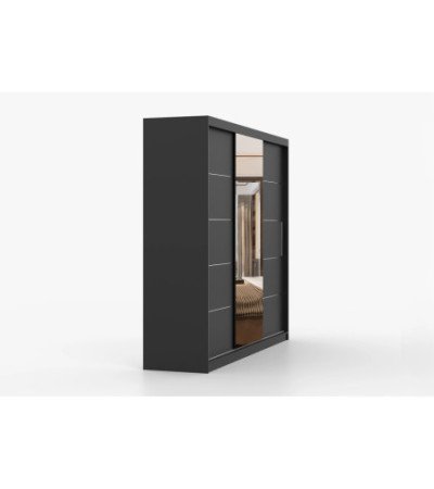 Armoire Théana avec miroir 250 cm