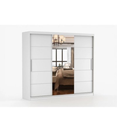 Armoire Théana avec miroir 250 cm