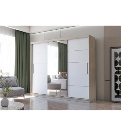 Armoire Théana avec miroir 250 cm