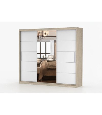 Armoire Théana avec miroir 250 cm