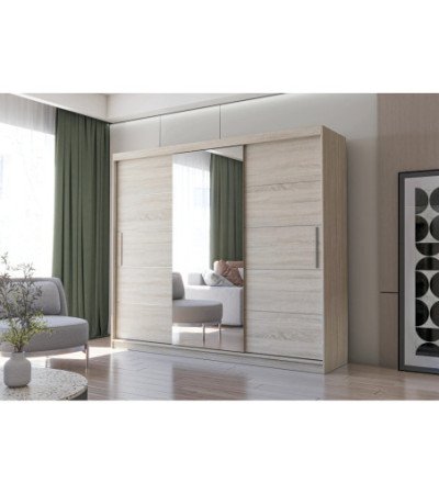 Armoire Théana avec miroir 250 cm