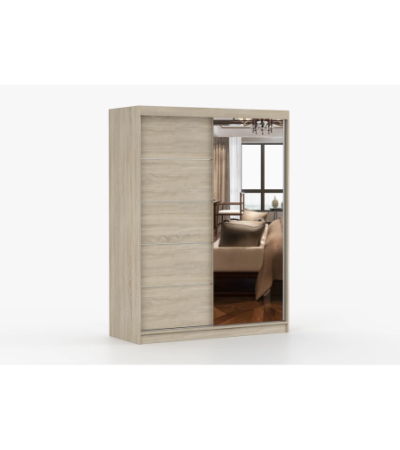 Armoire Vaiana 150 cm avec miroir
