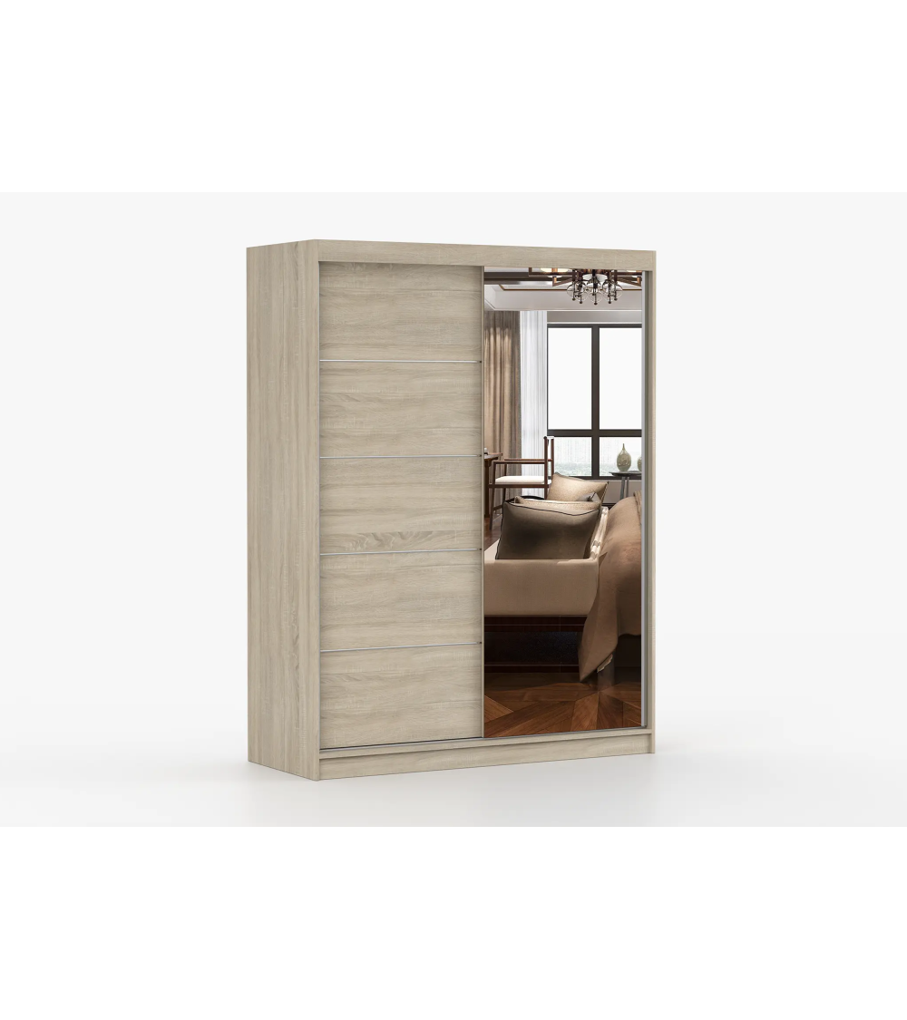Armoire Vaiana 150 cm avec miroir