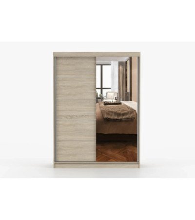 Armoire Vaiana 150 cm avec miroir