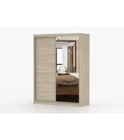 Armoire Vaiana 150 cm avec miroir