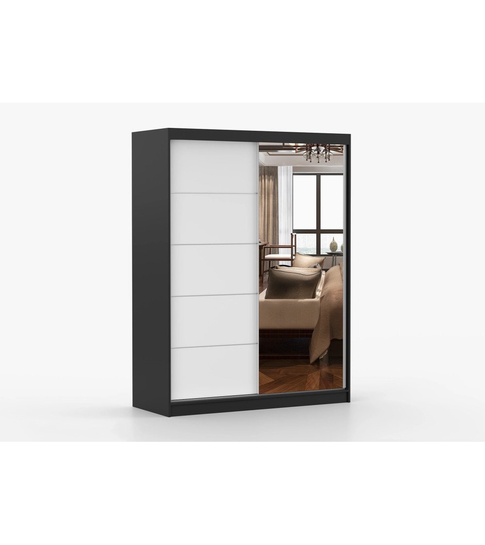 Armoire Vaiana 150 cm avec miroir