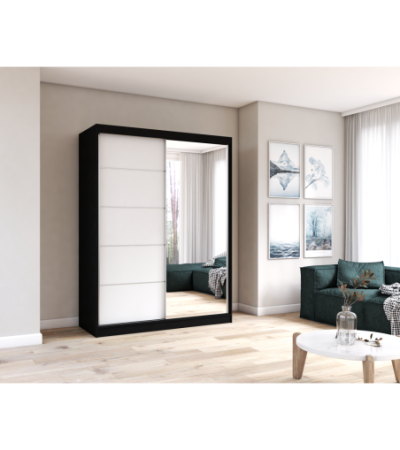 Armoire Vaiana 150 cm avec miroir