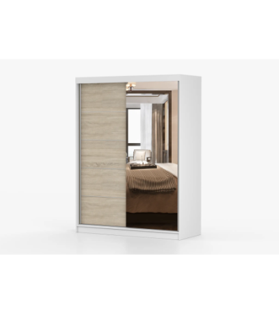 Armoire Vaiana 150 cm avec miroir