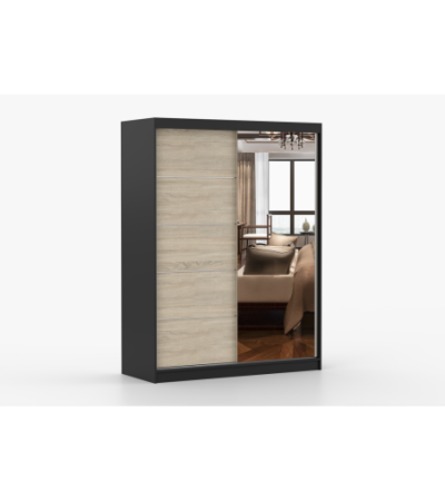 Armoire Vaiana 150 cm avec miroir