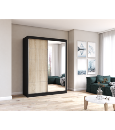 Armoire Vaiana 150 cm avec miroir
