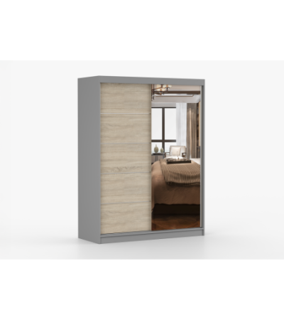 Armoire Vaiana 150 cm avec miroir
