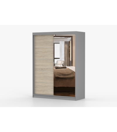 Armoire Vaiana 150 cm avec miroir