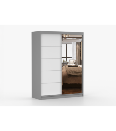 Armoire Vaiana 150 cm avec miroir