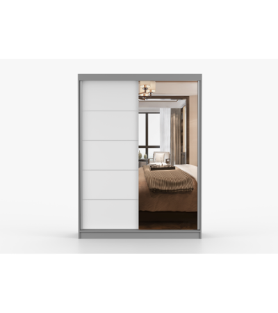 Armoire Vaiana 150 cm avec miroir