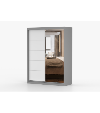 Armoire Vaiana 150 cm avec miroir