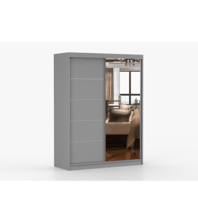 Armoire Vaiana 150 cm avec miroir