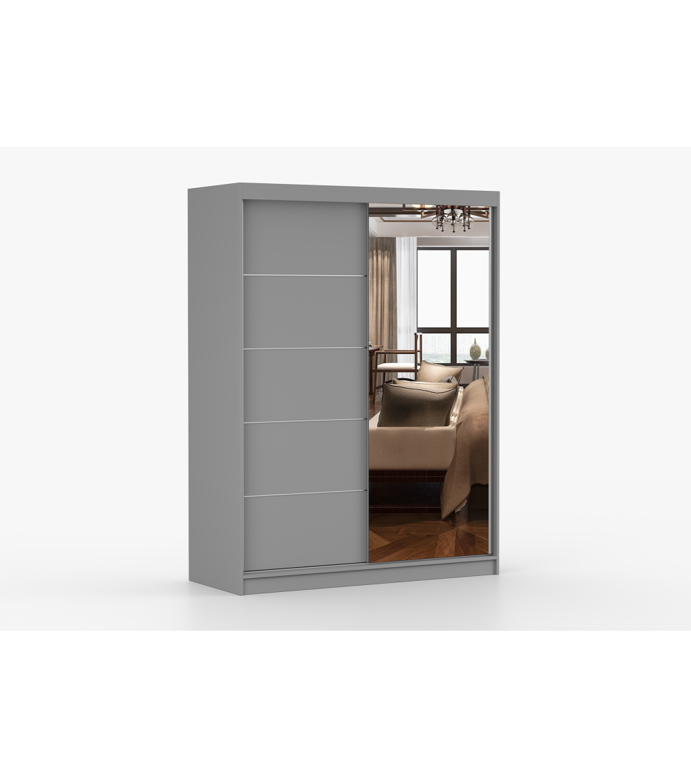 Armoire Vaiana 150 cm avec miroir