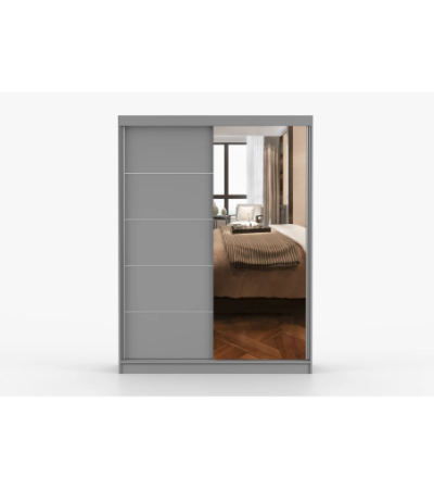 Armoire Vaiana 150 cm avec miroir