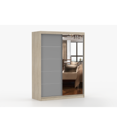 Armoire Vaiana 150 cm avec miroir