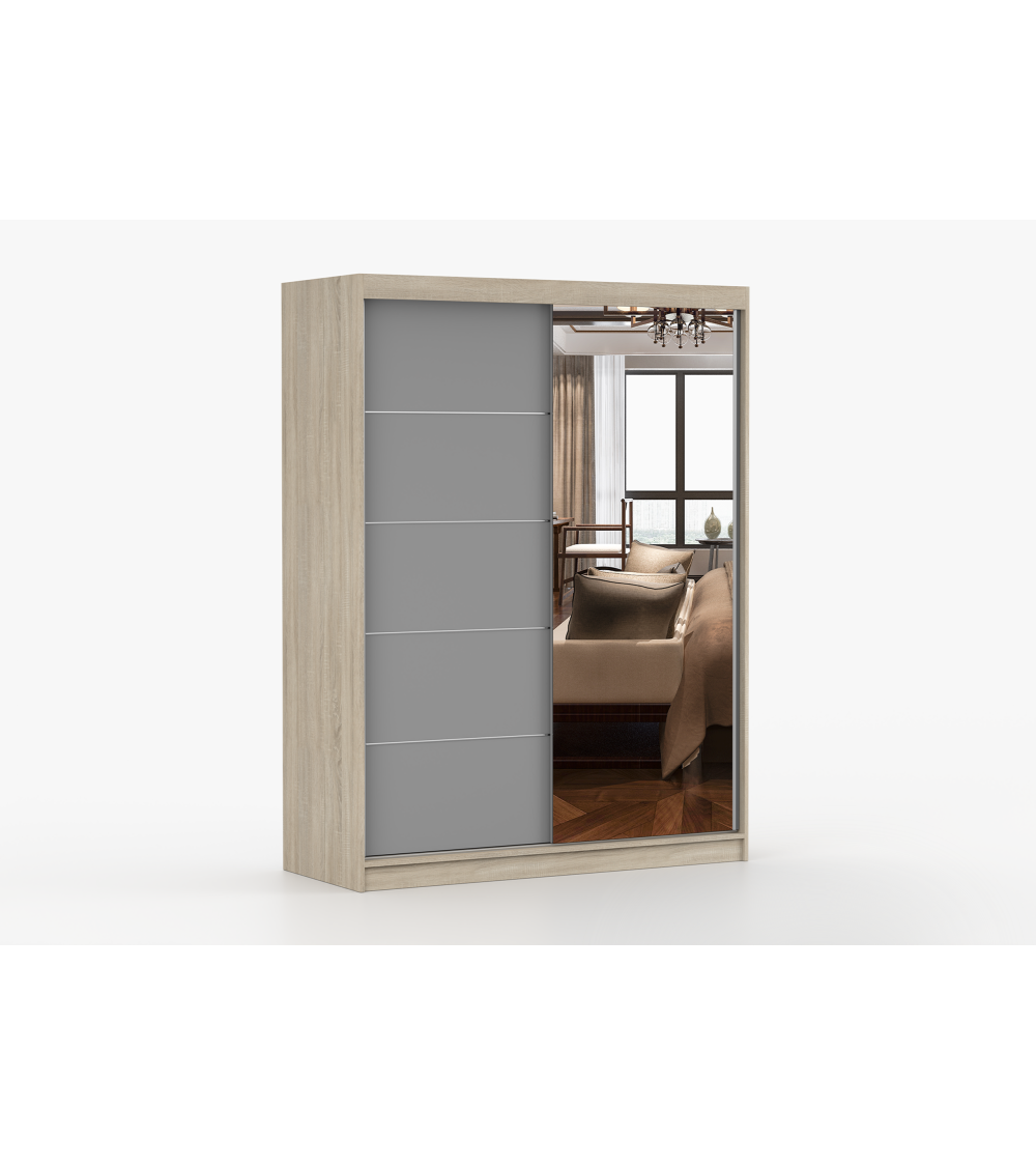 Armoire Vaiana 150 cm avec miroir