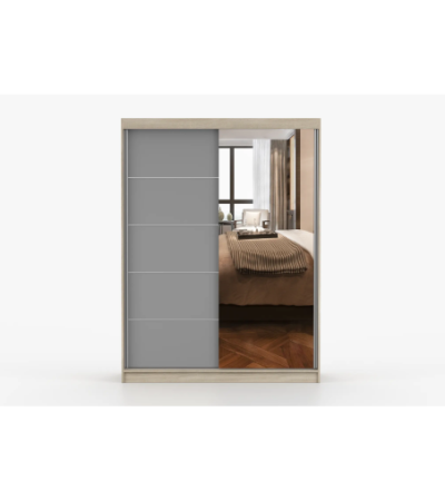 Armoire Vaiana 150 cm avec miroir