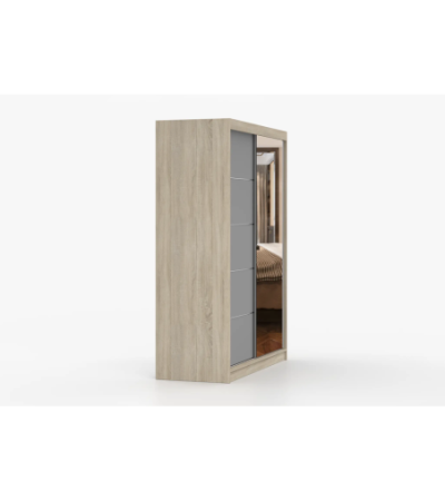 Armoire Vaiana 150 cm avec miroir