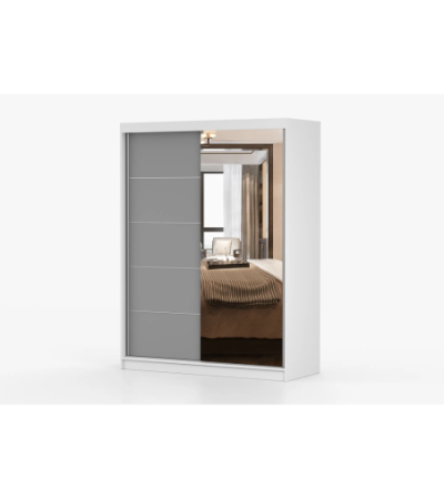 Armoire Vaiana 150 cm avec miroir