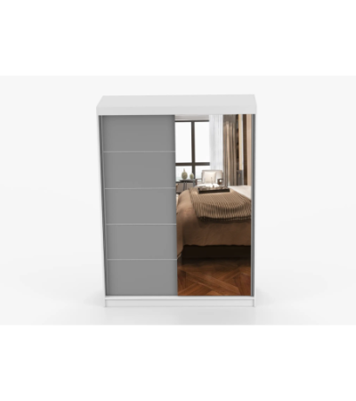 Armoire Vaiana 150 cm avec miroir