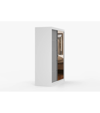Armoire Vaiana 150 cm avec miroir