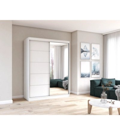 Armoire Vaiana 150 cm avec miroir