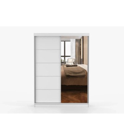 Armoire Vaiana 150 cm avec miroir