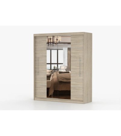 Armoire Orelia 203 cm avec miroir