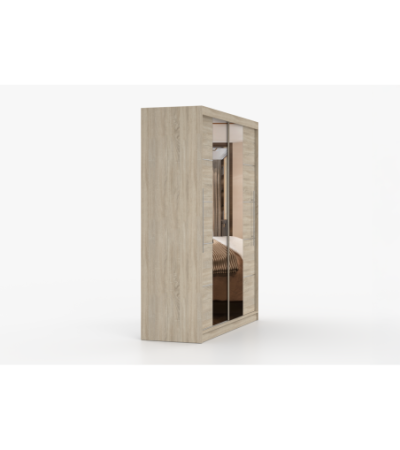 Armoire Orelia 203 cm avec miroir