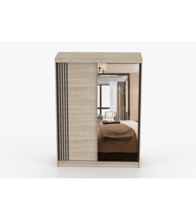 Armoire Elowen 150 cm avec miroir