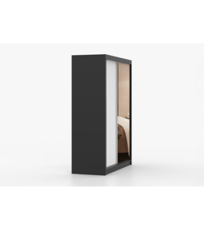 Armoire Elowen 150 cm avec miroir