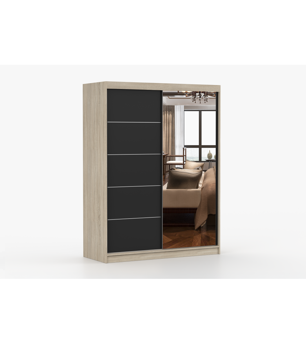 Armoire Irinaé 150 cm avec miroir