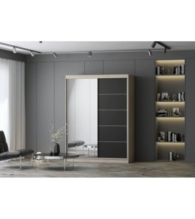 Armoire Irinaé 150 cm avec miroir