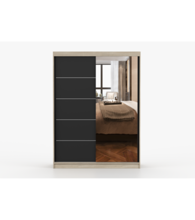 Armoire Irinaé 150 cm avec miroir