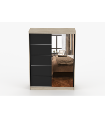 Armoire Irinaé 150 cm avec miroir
