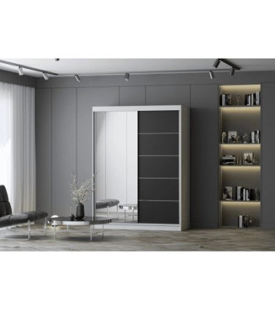Armoire Irinaé 150 cm avec miroir