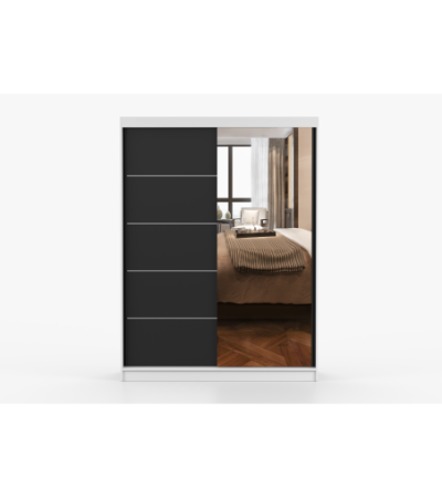 Armoire Irinaé 150 cm avec miroir