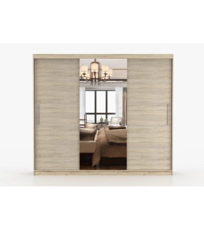 Armoire Elior 250 cm avec miroir