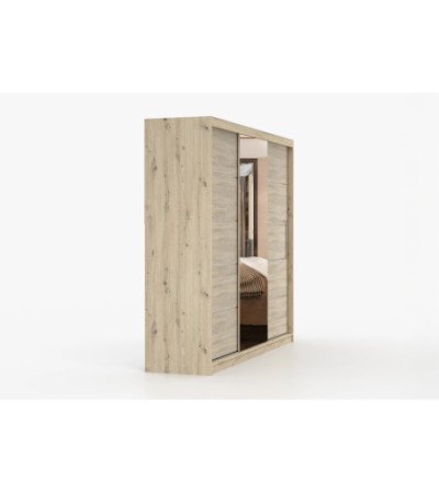Armoire Elior 250 cm avec miroir