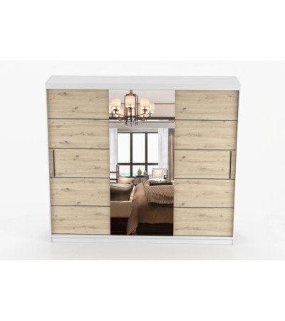 Armoire Elior 250 cm avec miroir