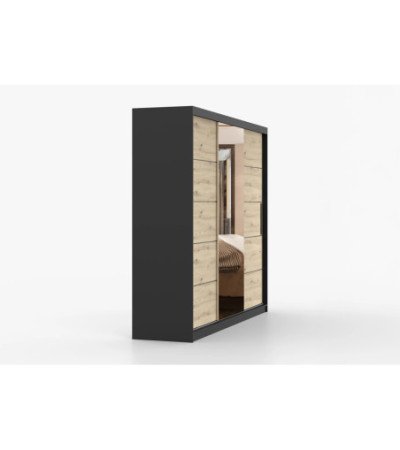 Armoire Elior 250 cm avec miroir