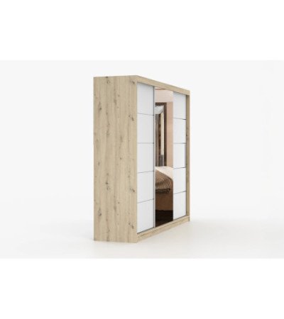 Armoire Elior 250 cm avec miroir