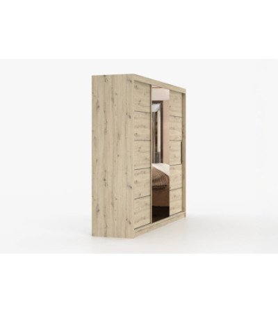 Armoire Elior 250 cm avec miroir