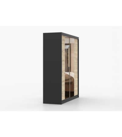 Armoire Althéa 203 cm avec miroir